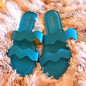 Talbots Flat Leather Sandals